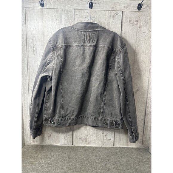 Arizona Jean Co. Mens Denim Jacket Size X-Large Brown 100% Cotton - Picture 3 of 8